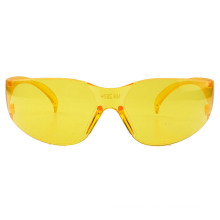 Yellow One Piece Lens Safety Sunglass